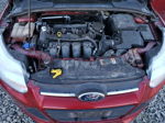 2014 Ford Focus Se Red vin: 1FADP3F29EL454377