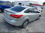 2015 Ford Focus Se Silver vin: 1FADP3F29FL215557