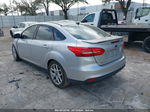 2015 Ford Focus Se Silver vin: 1FADP3F29FL215557