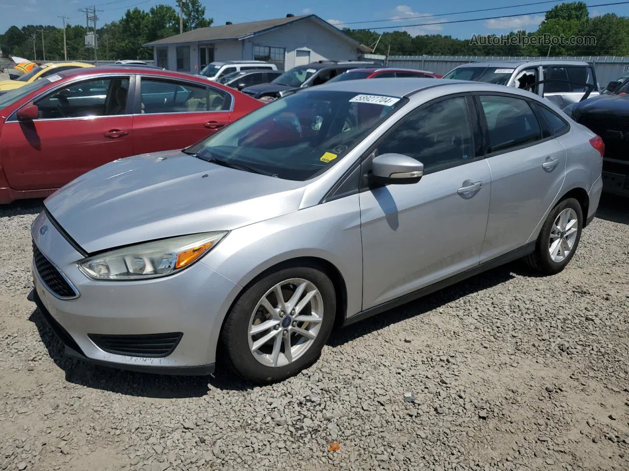 2015 Ford Focus Se Silver vin: 1FADP3F29FL269926