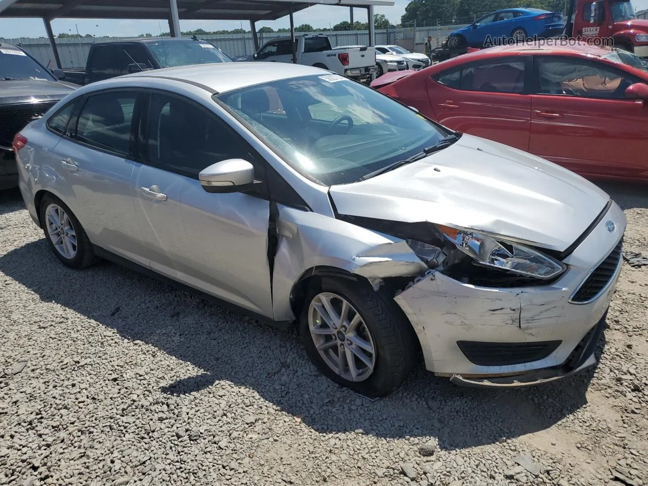 2015 Ford Focus Se Silver vin: 1FADP3F29FL269926