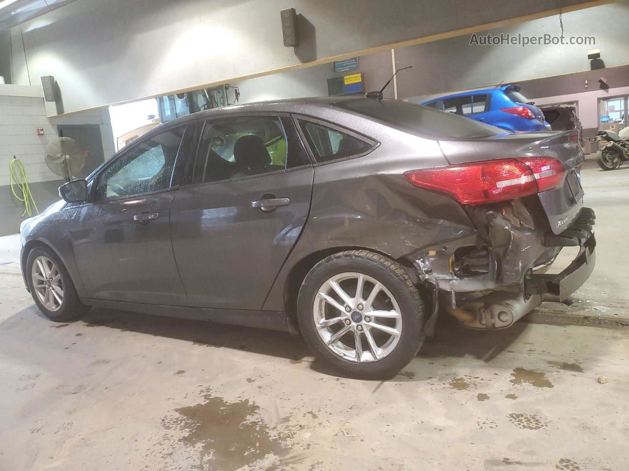 2015 Ford Focus Se Серый vin: 1FADP3F29FL316808