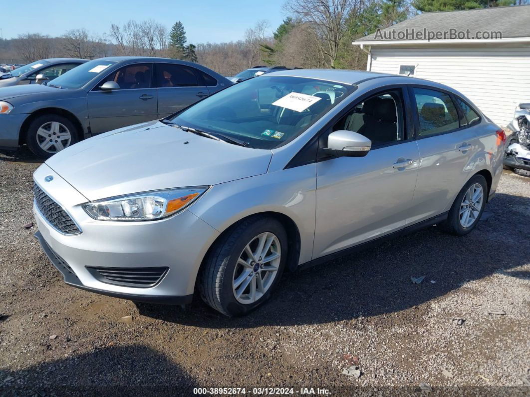 2015 Ford Focus Se Silver vin: 1FADP3F29FL366155