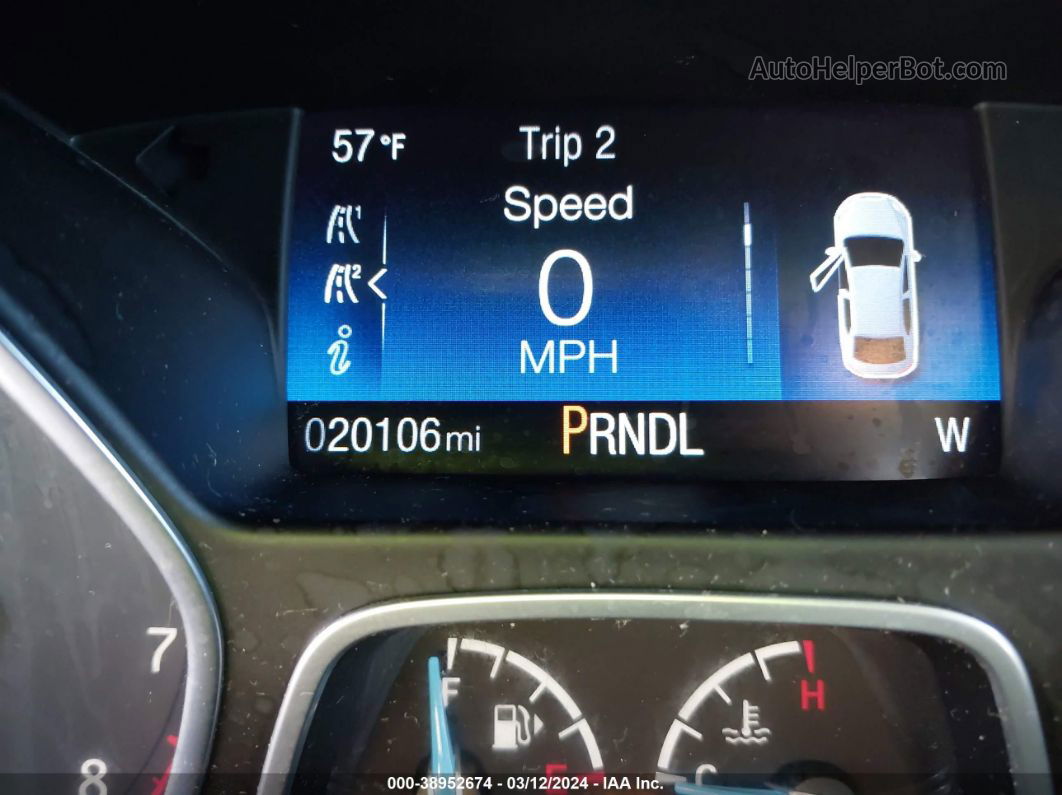 2015 Ford Focus Se Silver vin: 1FADP3F29FL366155