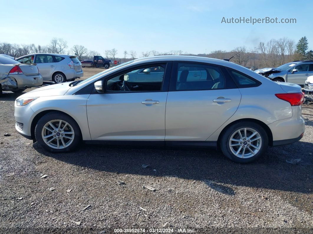 2015 Ford Focus Se Silver vin: 1FADP3F29FL366155