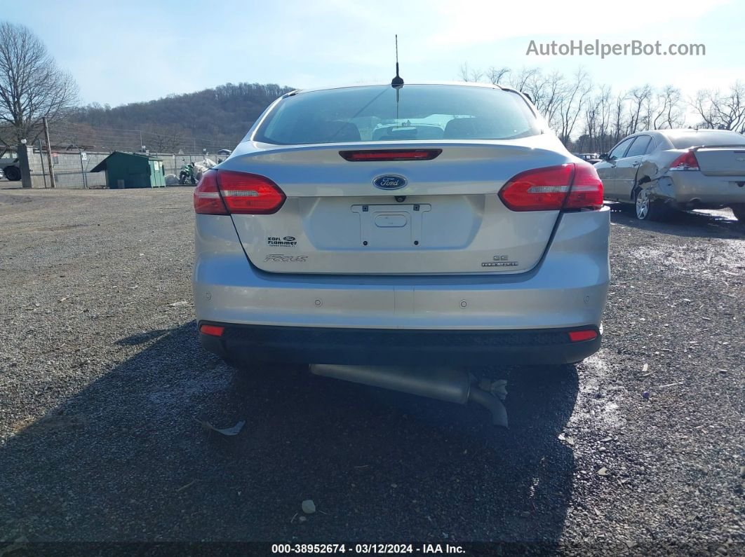 2015 Ford Focus Se Silver vin: 1FADP3F29FL366155