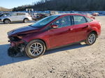 2017 Ford Focus Se Maroon vin: 1FADP3F29HL340545