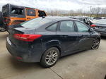 2018 Ford Focus Se Black vin: 1FADP3F29JL266419