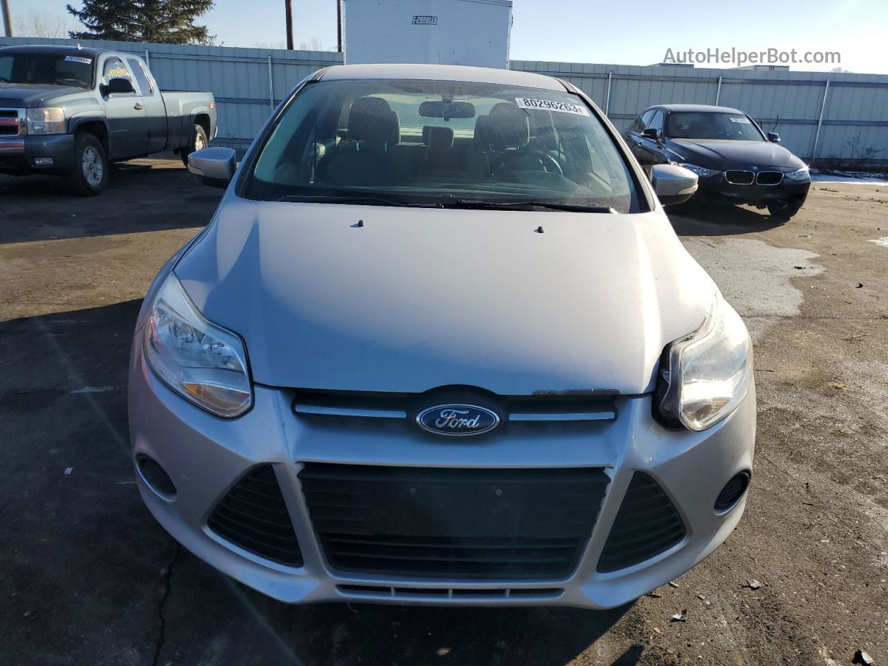 2013 Ford Focus Se Silver vin: 1FADP3F2XDL116405