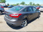 2013 Ford Focus Se Gray vin: 1FADP3F2XDL130935