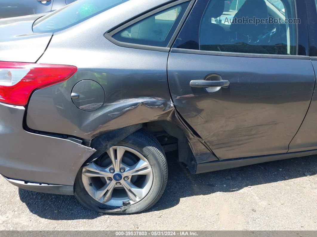 2013 Ford Focus Se Gray vin: 1FADP3F2XDL130935