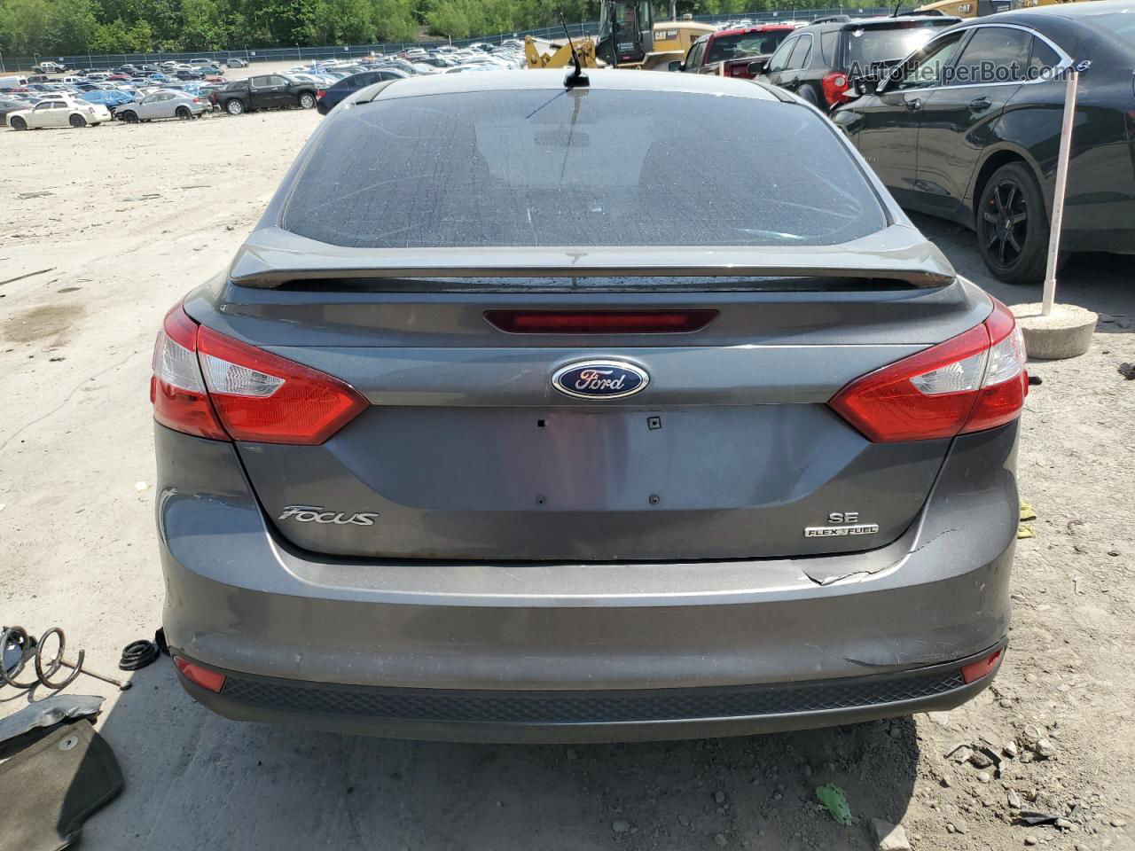 2013 Ford Focus Se Gray vin: 1FADP3F2XDL139196