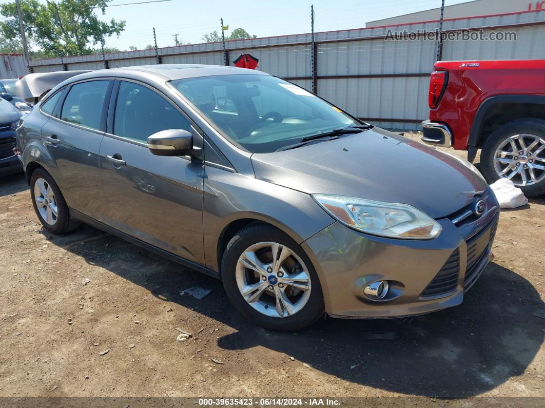 2013 Ford Focus Se Gray vin: 1FADP3F2XDL144835