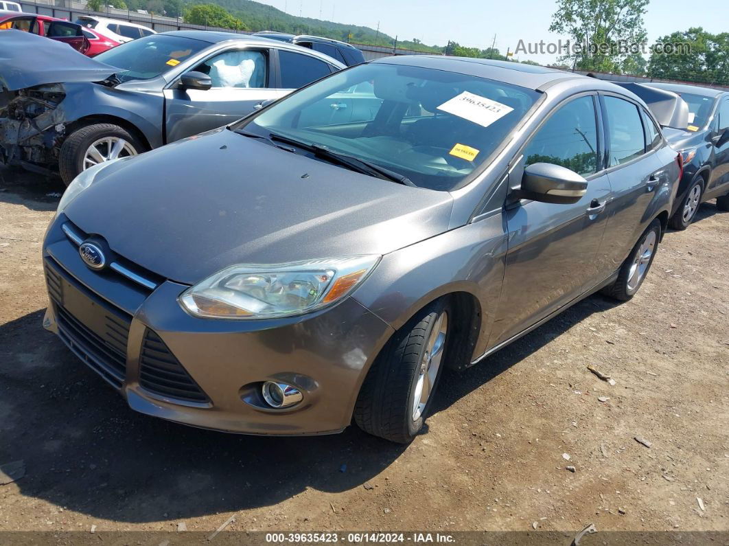 2013 Ford Focus Se Gray vin: 1FADP3F2XDL144835