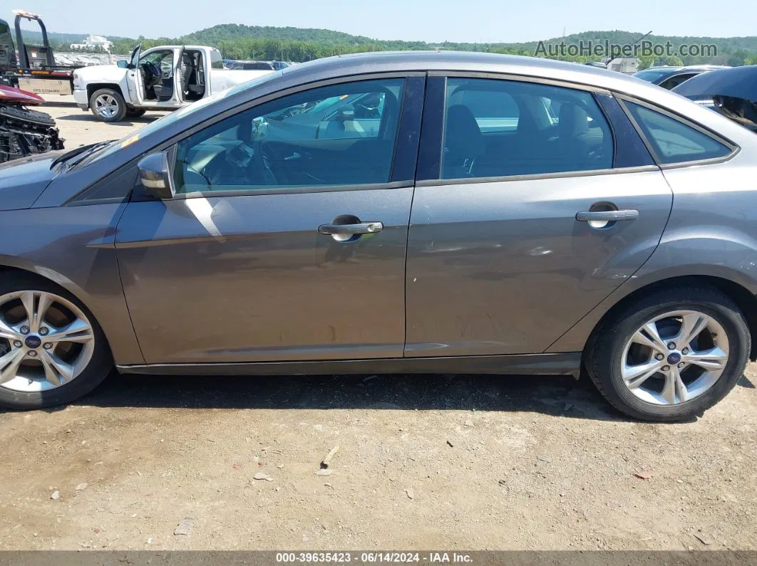 2013 Ford Focus Se Gray vin: 1FADP3F2XDL144835