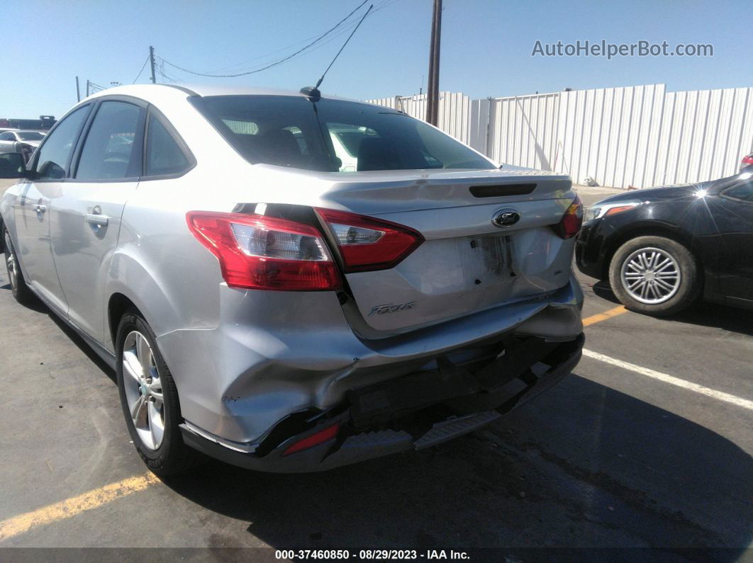 2013 Ford Focus Se Silver vin: 1FADP3F2XDL152269