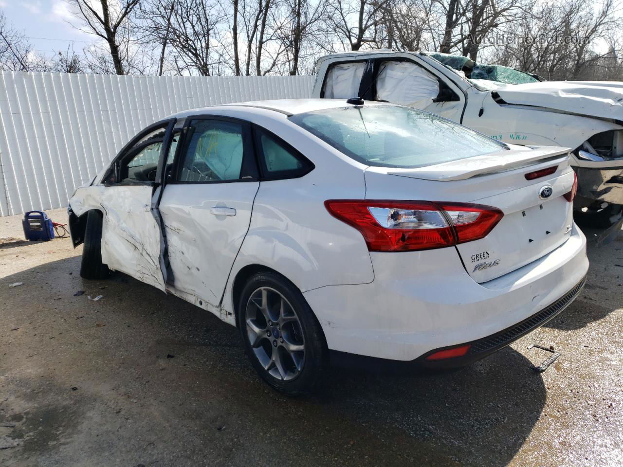 2013 Ford Focus Se White vin: 1FADP3F2XDL159254