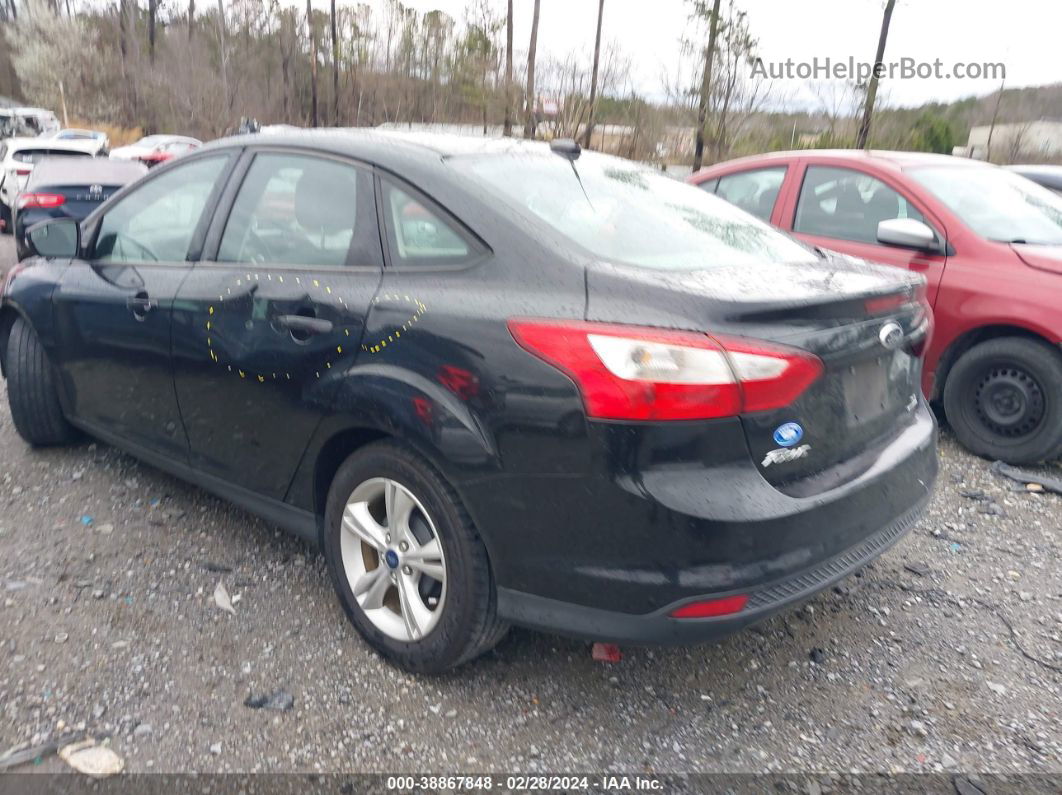 2013 Ford Focus Se Black vin: 1FADP3F2XDL207612