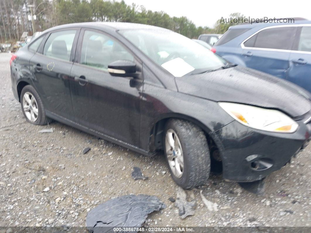 2013 Ford Focus Se Black vin: 1FADP3F2XDL207612