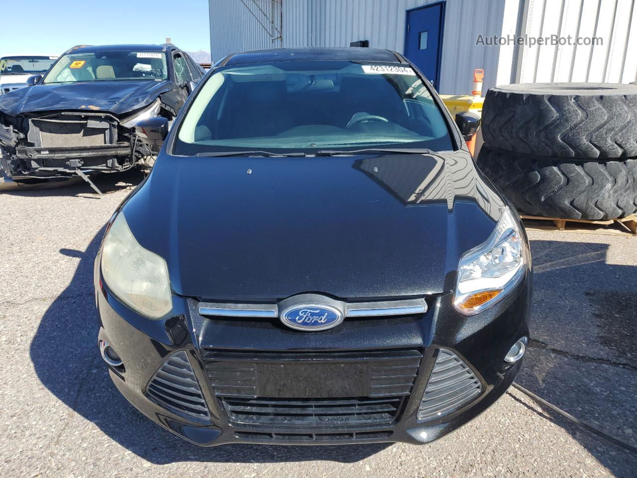 2013 Ford Focus Se Black vin: 1FADP3F2XDL227679