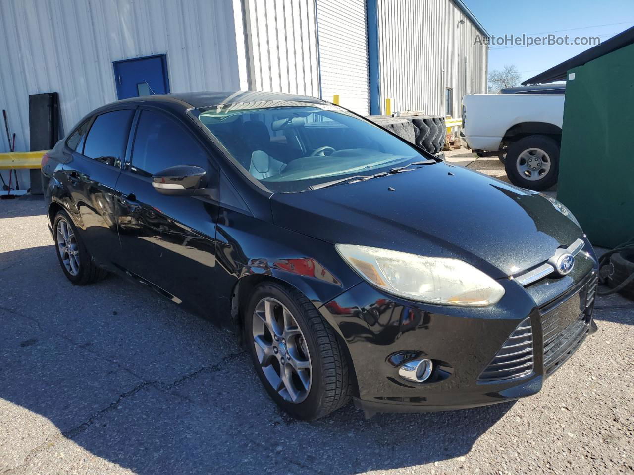 2013 Ford Focus Se Black vin: 1FADP3F2XDL227679