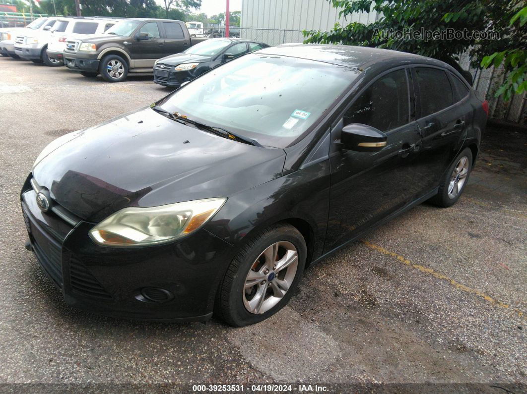 2013 Ford Focus Se Black vin: 1FADP3F2XDL233823