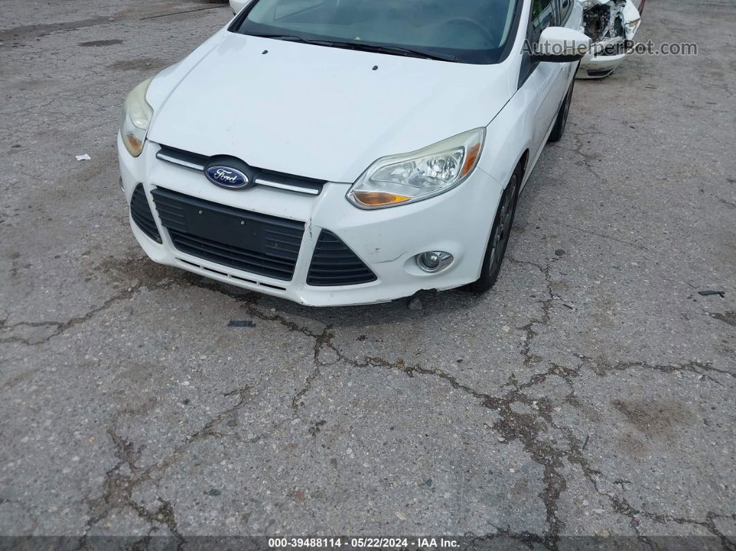 2013 Ford Focus Se White vin: 1FADP3F2XDL291074