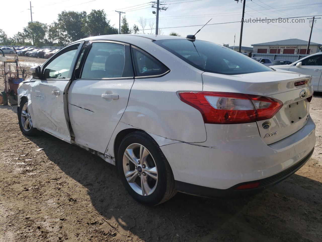 2013 Ford Focus Se White vin: 1FADP3F2XDL302462