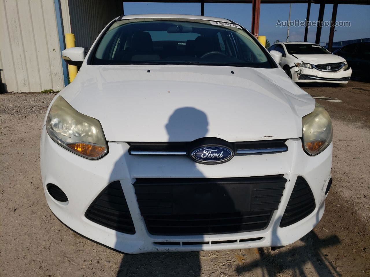 2013 Ford Focus Se White vin: 1FADP3F2XDL302462