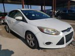 2013 Ford Focus Se White vin: 1FADP3F2XDL302462