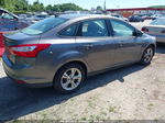 2013 Ford Focus Se Gray vin: 1FADP3F2XDL323862