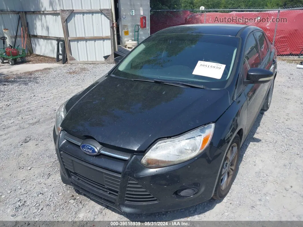 2013 Ford Focus Se Black vin: 1FADP3F2XDL331363