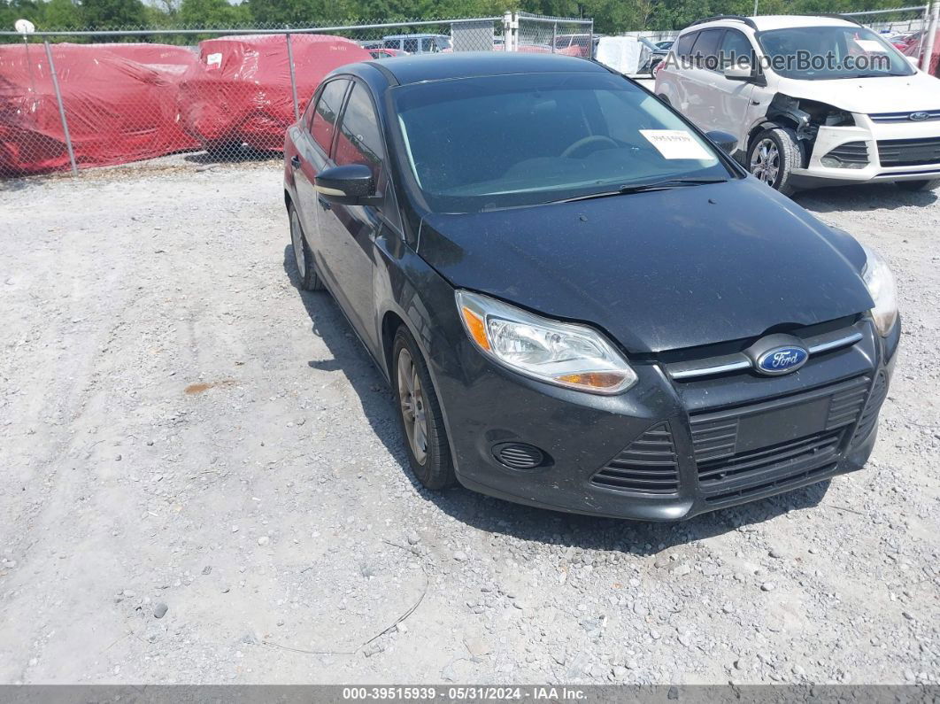 2013 Ford Focus Se Black vin: 1FADP3F2XDL331363