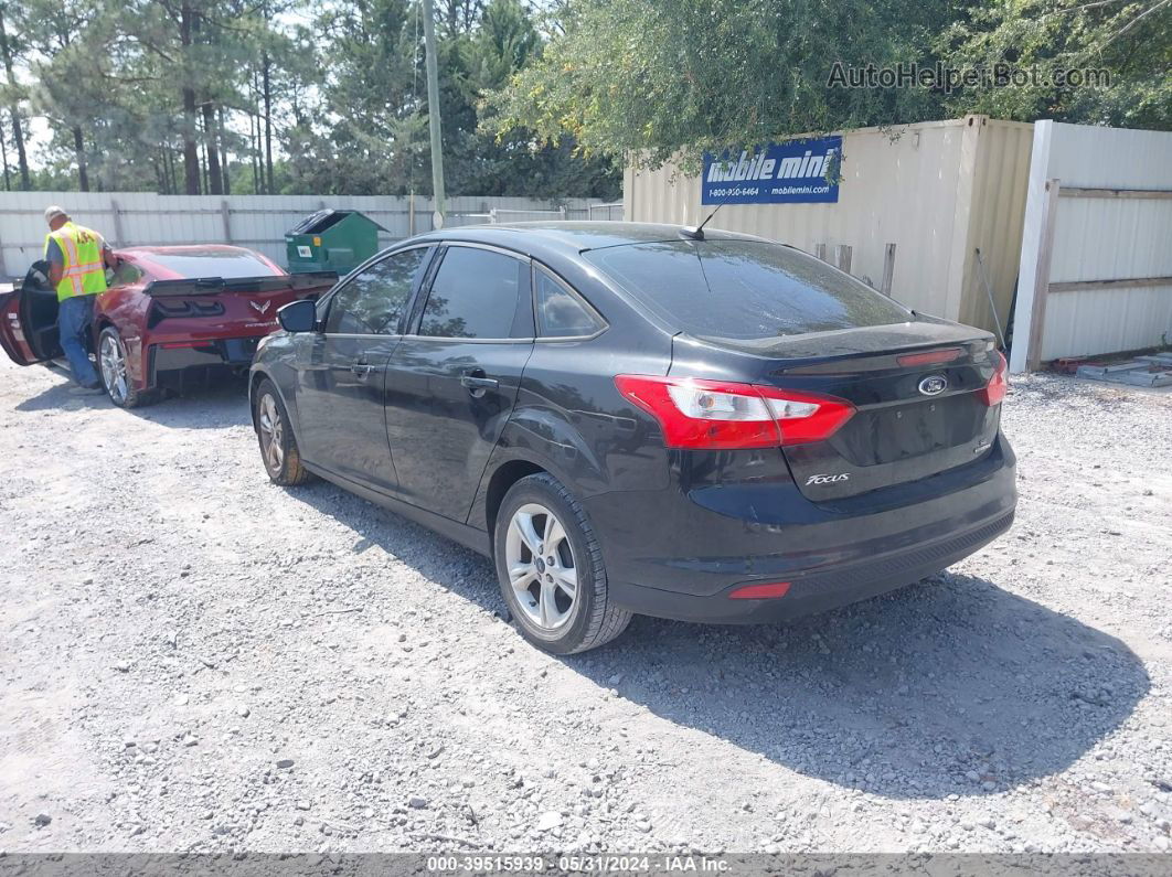 2013 Ford Focus Se Black vin: 1FADP3F2XDL331363