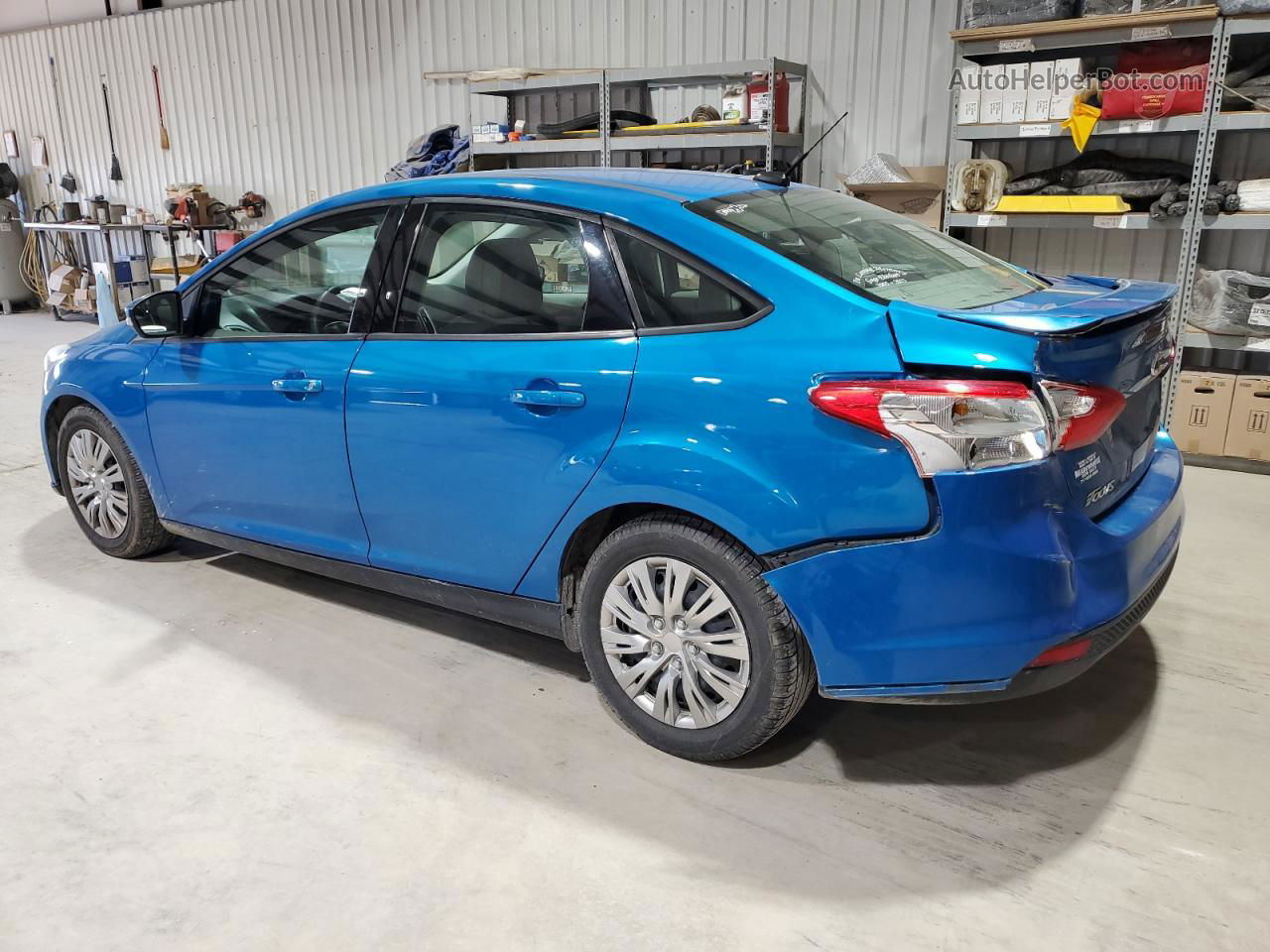 2013 Ford Focus Se Blue vin: 1FADP3F2XDL331847