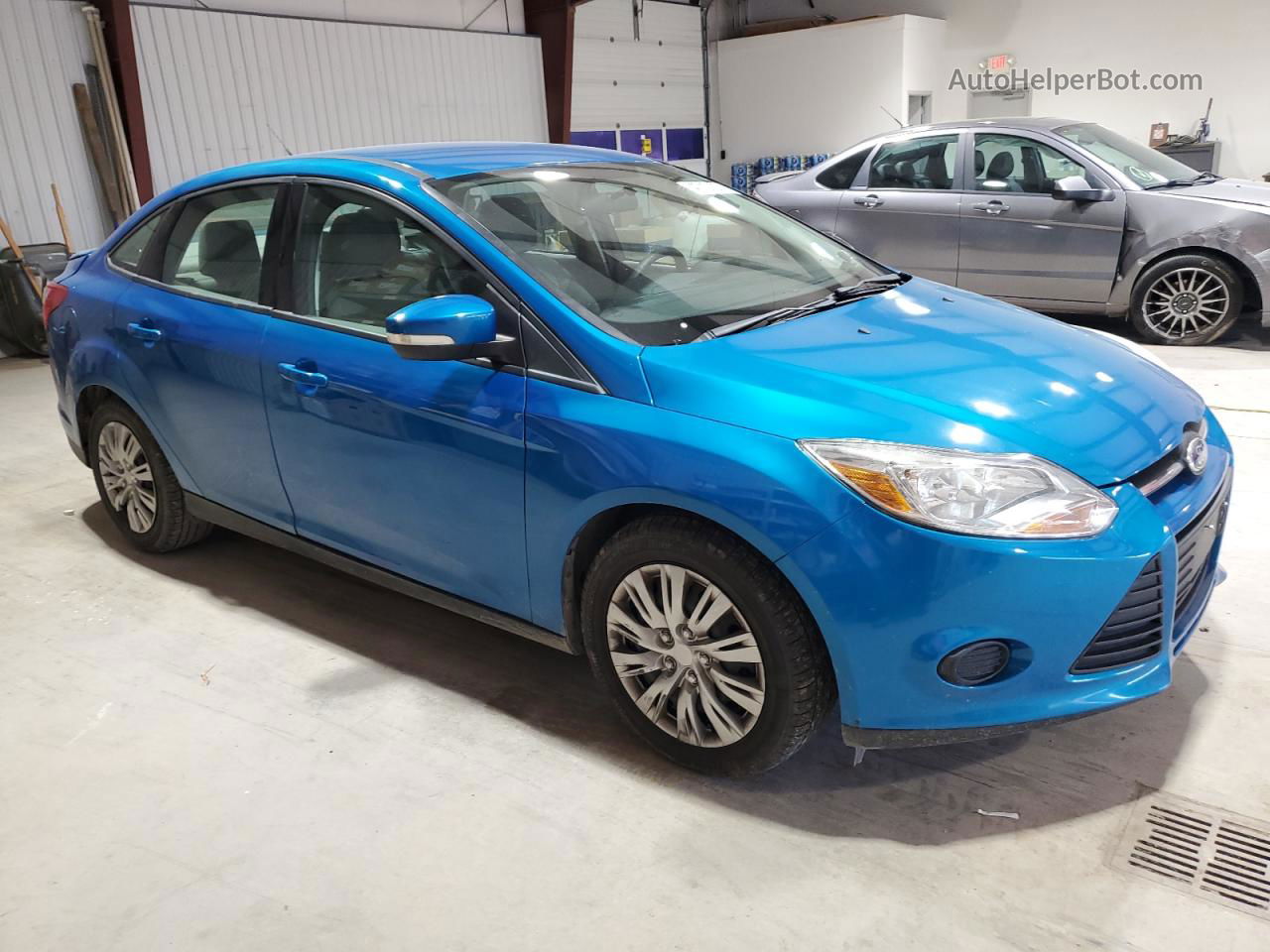 2013 Ford Focus Se Blue vin: 1FADP3F2XDL331847