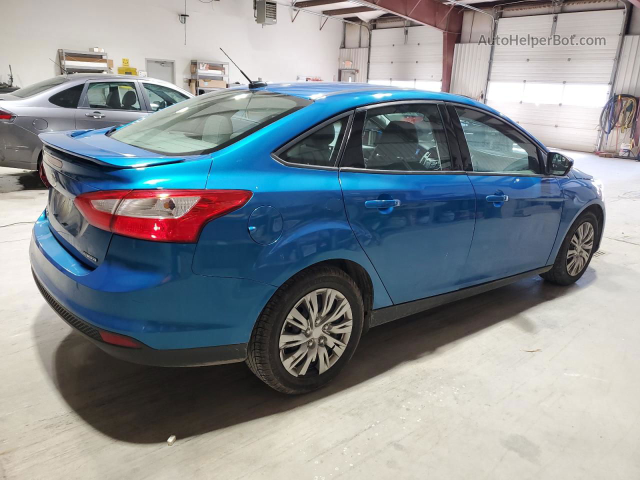 2013 Ford Focus Se Blue vin: 1FADP3F2XDL331847