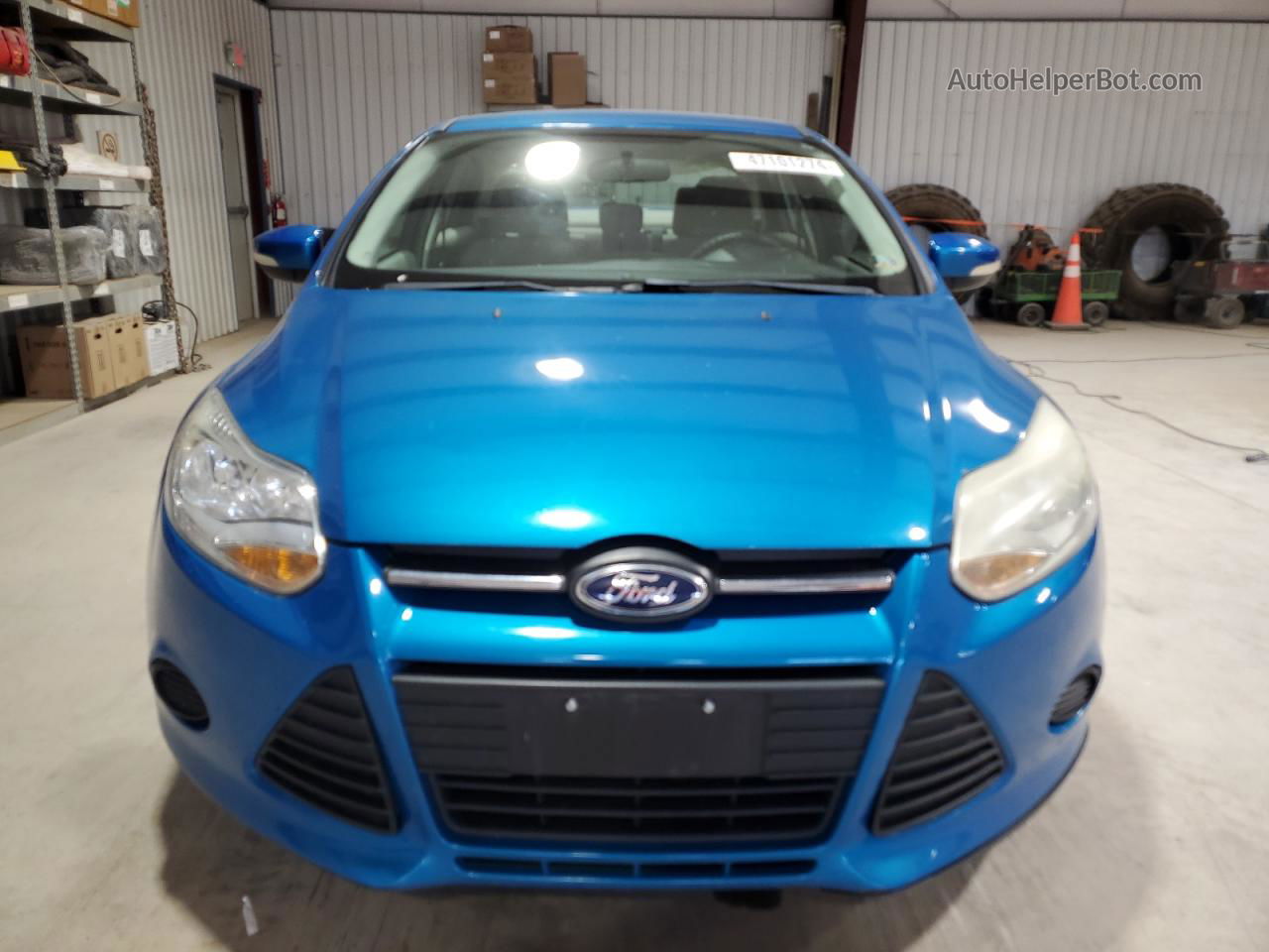 2013 Ford Focus Se Blue vin: 1FADP3F2XDL331847