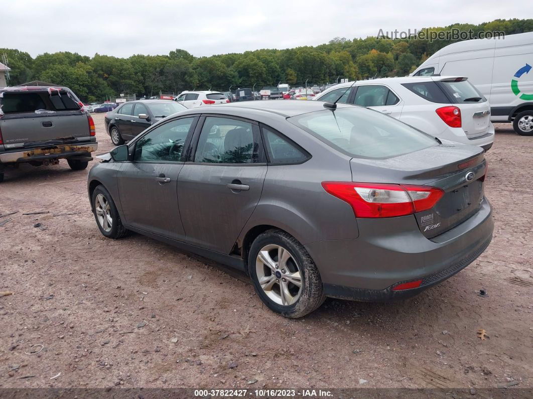 2013 Ford Focus Se Gray vin: 1FADP3F2XDL333548