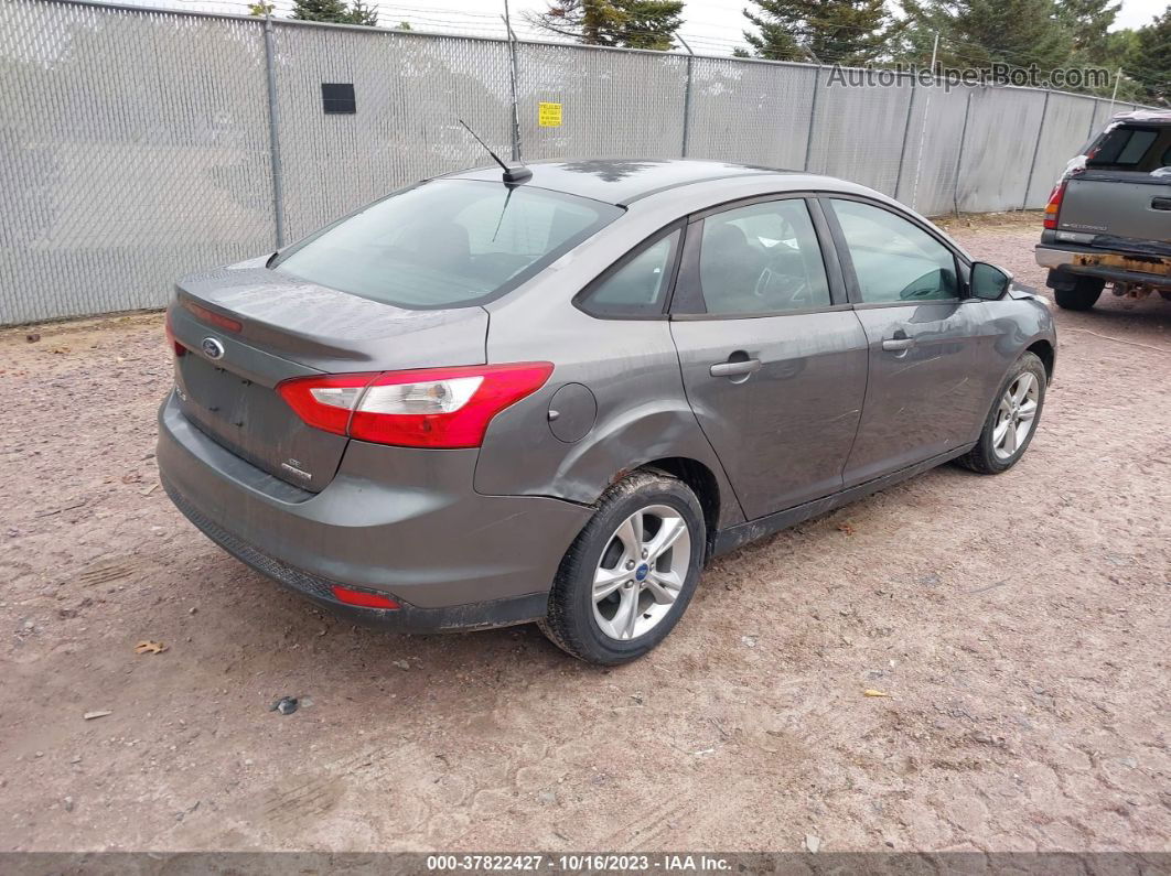 2013 Ford Focus Se Gray vin: 1FADP3F2XDL333548