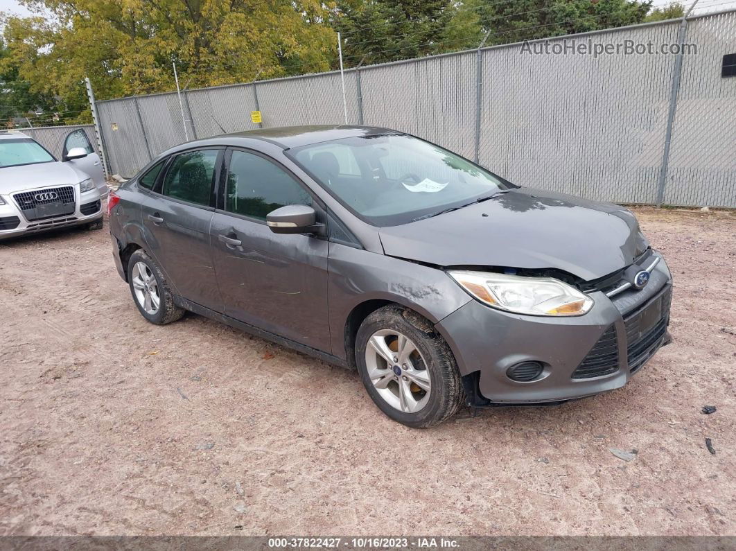 2013 Ford Focus Se Gray vin: 1FADP3F2XDL333548