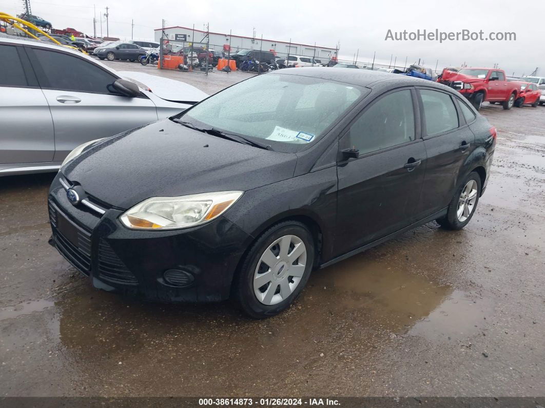 2013 Ford Focus Se Black vin: 1FADP3F2XDL333579