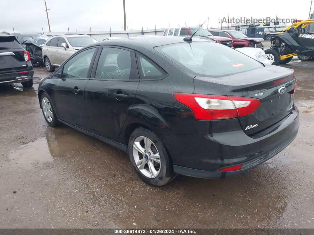 2013 Ford Focus Se Black vin: 1FADP3F2XDL333579