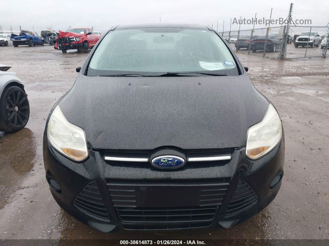 2013 Ford Focus Se Black vin: 1FADP3F2XDL333579