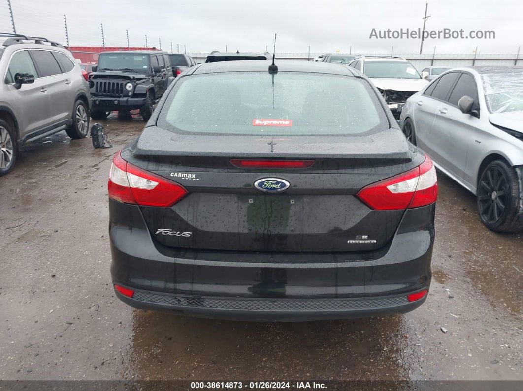 2013 Ford Focus Se Black vin: 1FADP3F2XDL333579