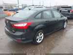 2013 Ford Focus Se Black vin: 1FADP3F2XDL333579