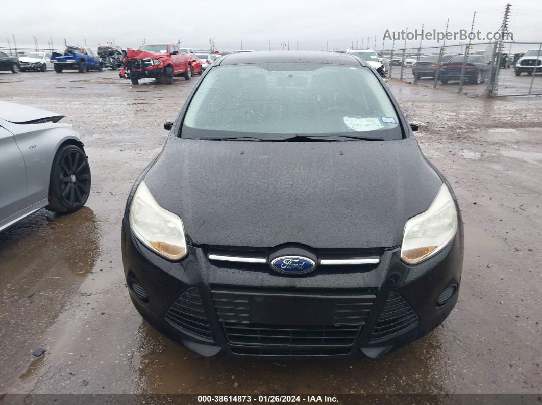 2013 Ford Focus Se Black vin: 1FADP3F2XDL333579