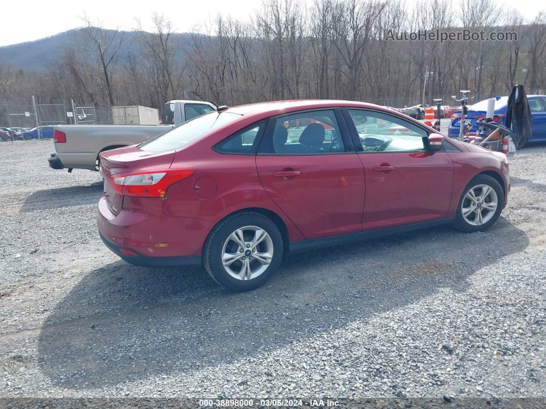 2013 Ford Focus Se Red vin: 1FADP3F2XDL368932