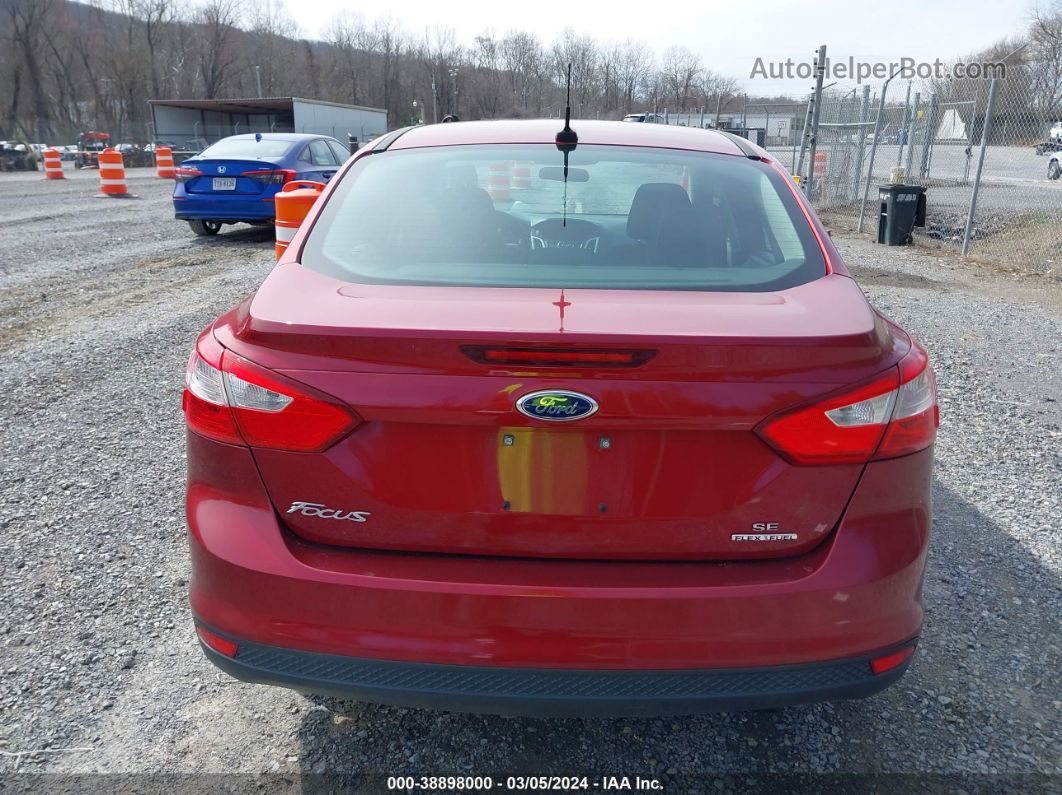 2013 Ford Focus Se Red vin: 1FADP3F2XDL368932