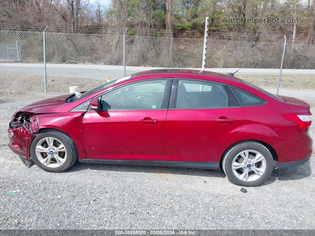 2013 Ford Focus Se Red vin: 1FADP3F2XDL368932